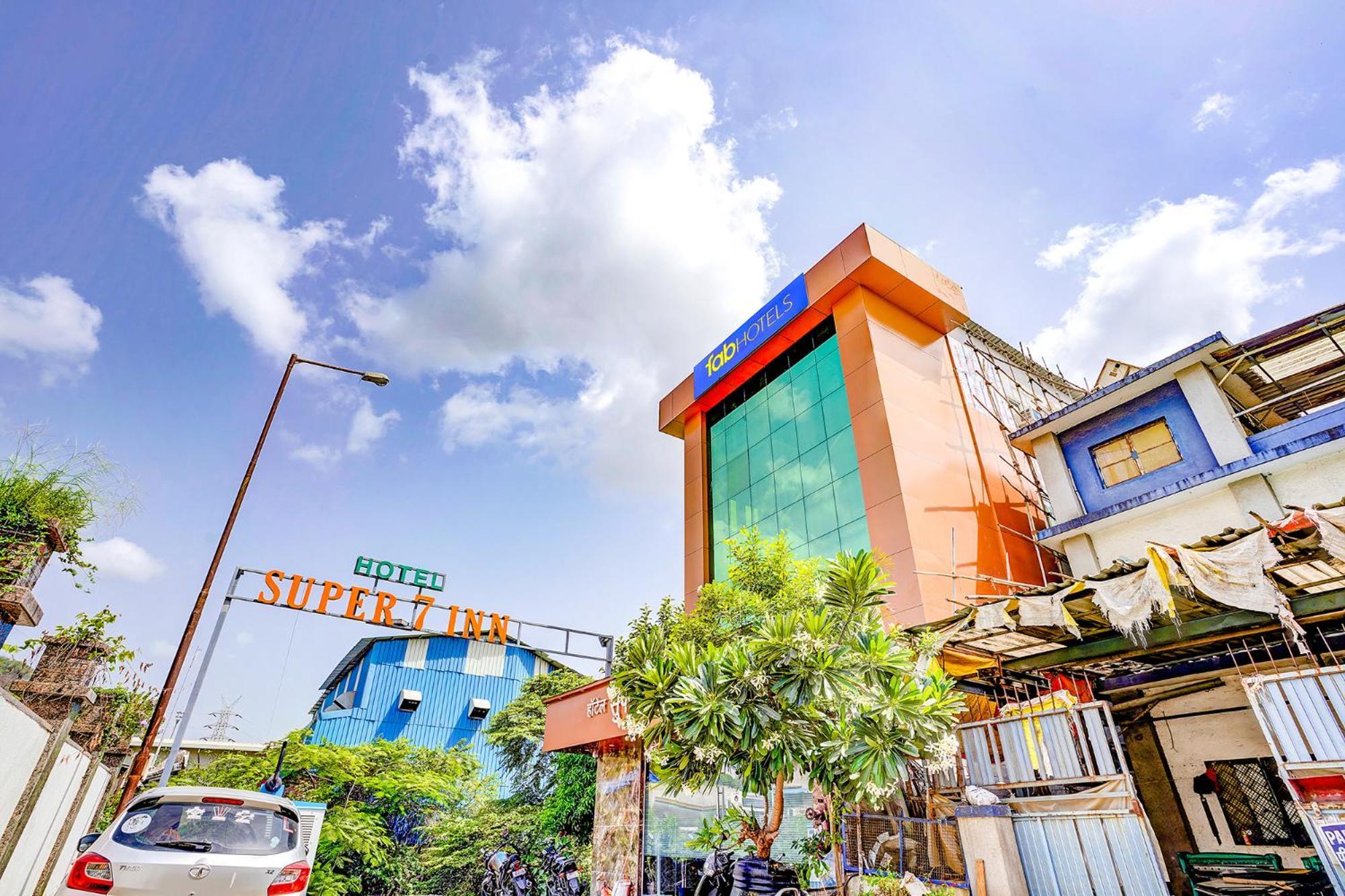 Fabexpress Super 7 Inn - Nr Rabale Station Navi Mumbai Eksteriør bilde